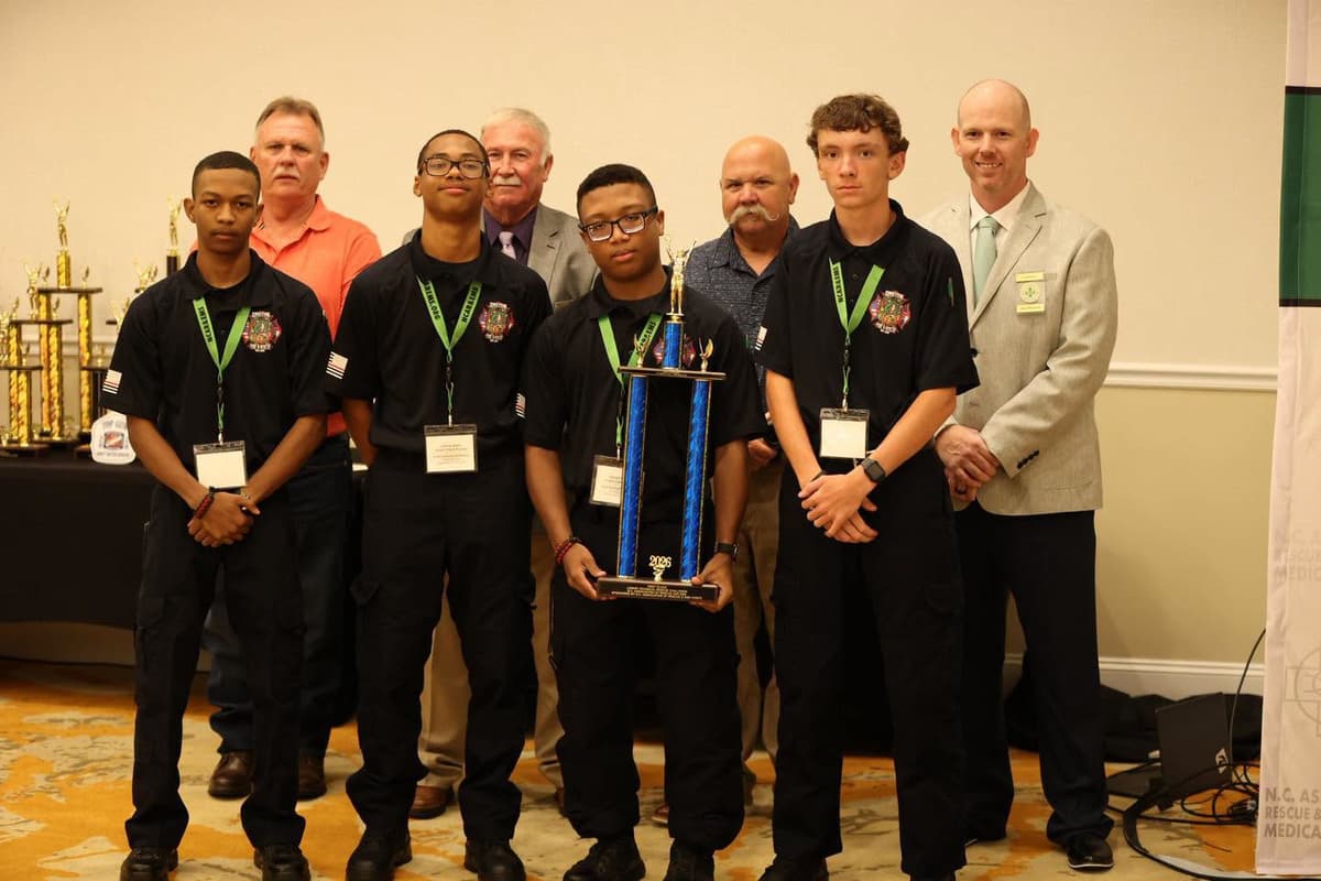 Gaston Cadets Earn First and Second at NC Junior Technical Rescue Challenge