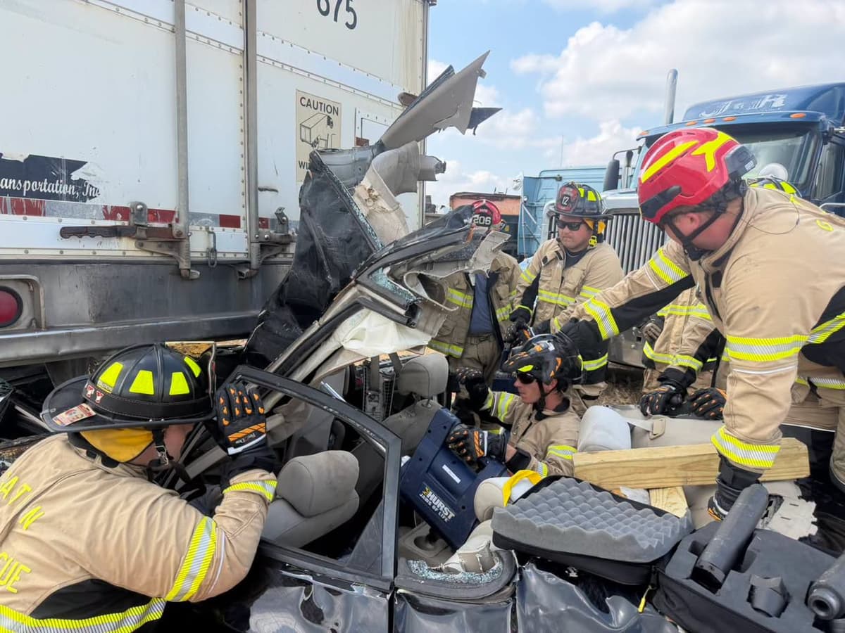 Gaston Members Continue Heavy Vehicle Rescue Training