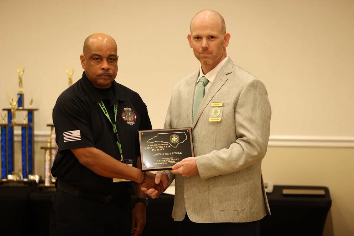 Gaston Earns Second Place in Rescue of the Year Award