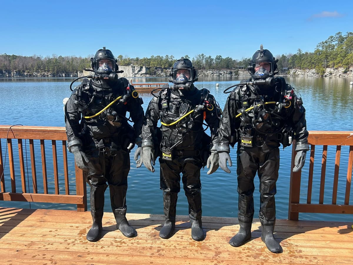 Gaston Fire & Rescue public safety dive team